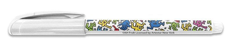 Penne a sfera decorate con le texture di Keith Haring