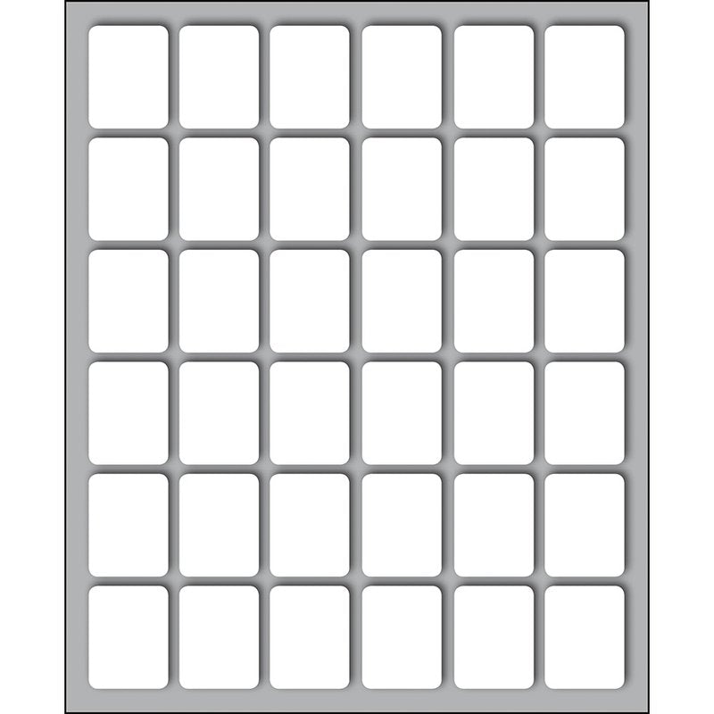 Etichette adesive permanenti multifunzione TAK-TO - 22 x 17 mm - Fogli DIN A5 - 10 etichette
