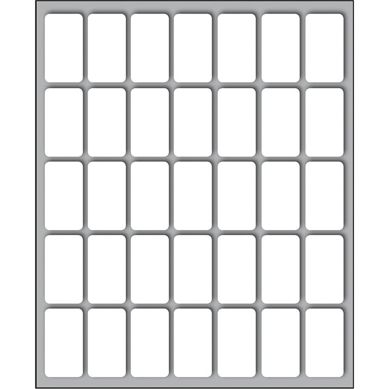Etichette adesive permanenti multifunzione TAK-TO - 27 x 15 mm - Fogli DIN A5 - 350 etichette