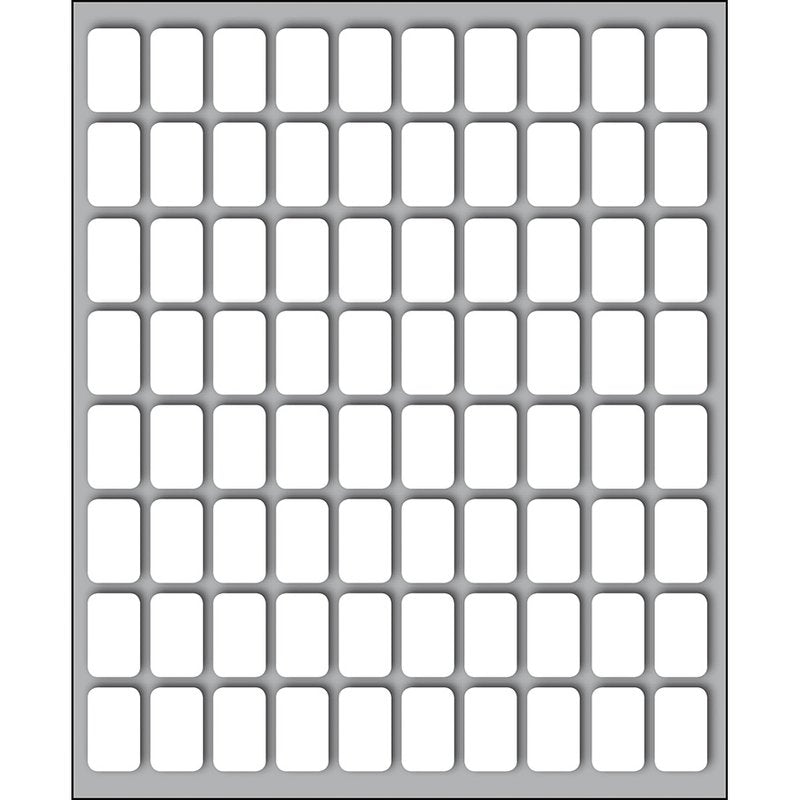 Etichette adesive permanenti multifunzione TAK-TO - 16 x 10 mm - Fogli DIN A5 - 800 etichette