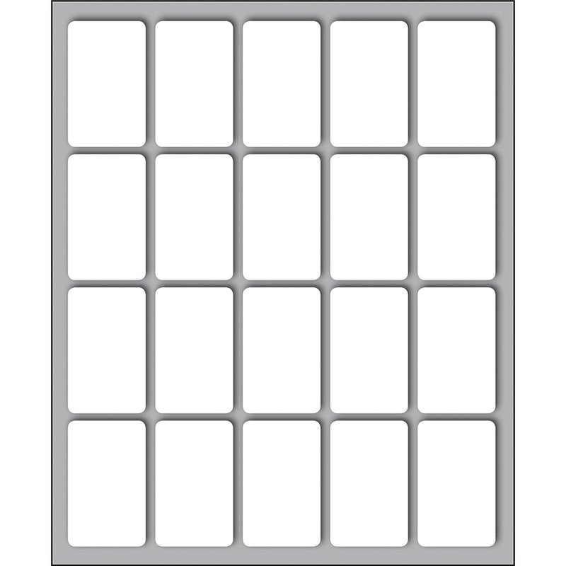 Etichette adesive permanenti multifunzione TAK-TO - 34 x 21 mm - Fogli DIN A5 - 200 etichette