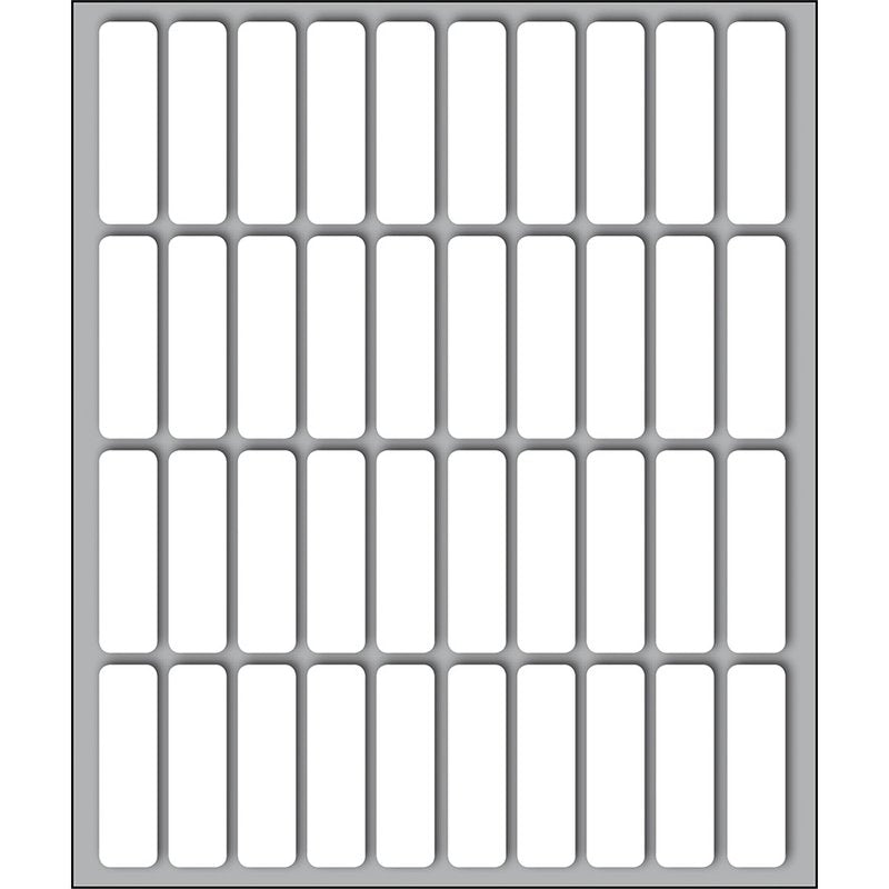 Etichette adesive permanenti multifunzione TAK-TO - 34 x 10 mm - Fogli DIN A5 - 10 etichette