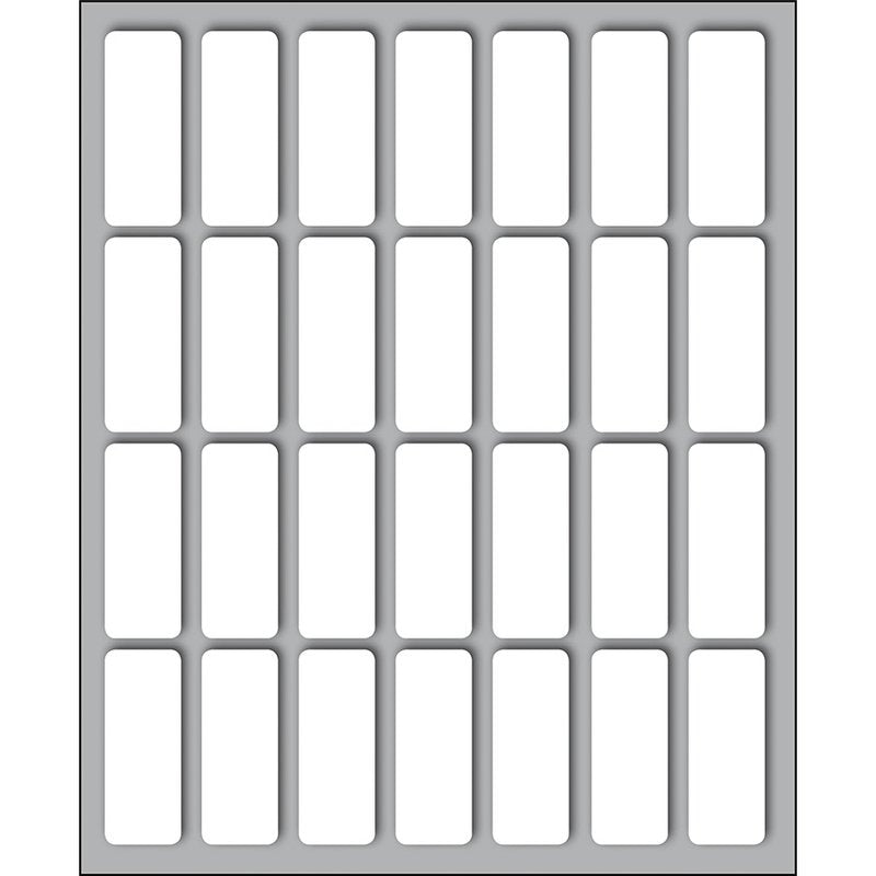 Etichette adesive permanenti multifunzione TAK-TO - 34 x 14 mm - Fogli DIN A5 - 10 etichette