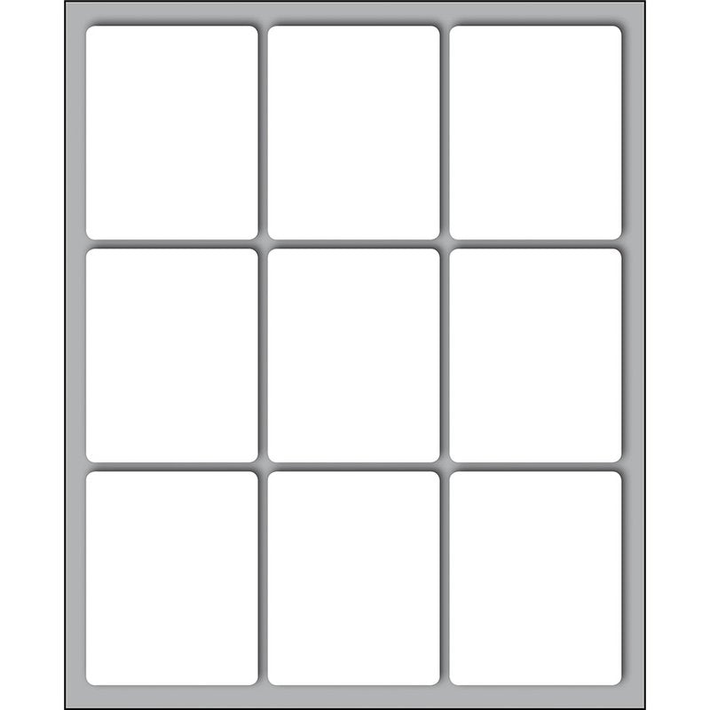 Etichette adesive permanenti multifunzione TAK-TO - 46 x 37 mm - Fogli DIN A5 - 10 etichette