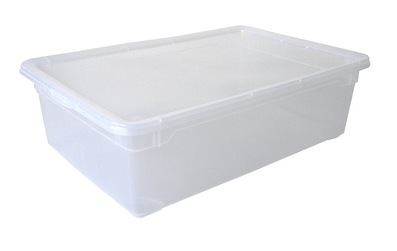 Scatola Clearbox 22L - per stivali - bianco