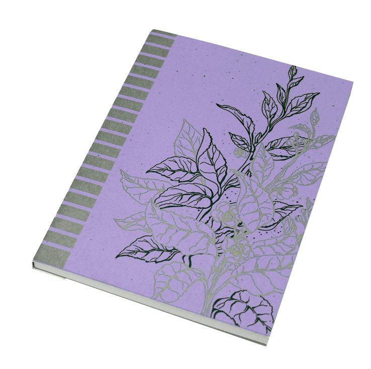 Blocco collato I Love Green - Rigatura 5M - Quadretto da 5mm - carta riciclata 100% - 80g - A4 - copertine assortite