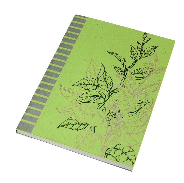 Blocco collato I Love Green - Rigatura 5M - Quadretto da 5mm - carta riciclata 100% - 80g - A4 - copertine assortite