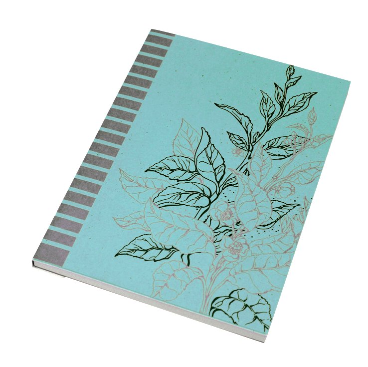 Blocco collato I Love Green - Rigatura 5M - Quadretto da 5mm - carta riciclata 100% - 80g - A4 - copertine assortite