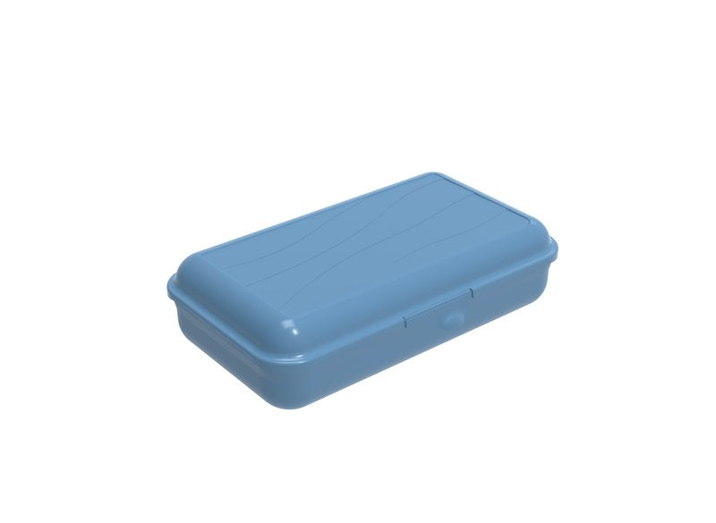 Contenitore con coperchio integrato + 2 divisori - Fun Box 1,7L -blu