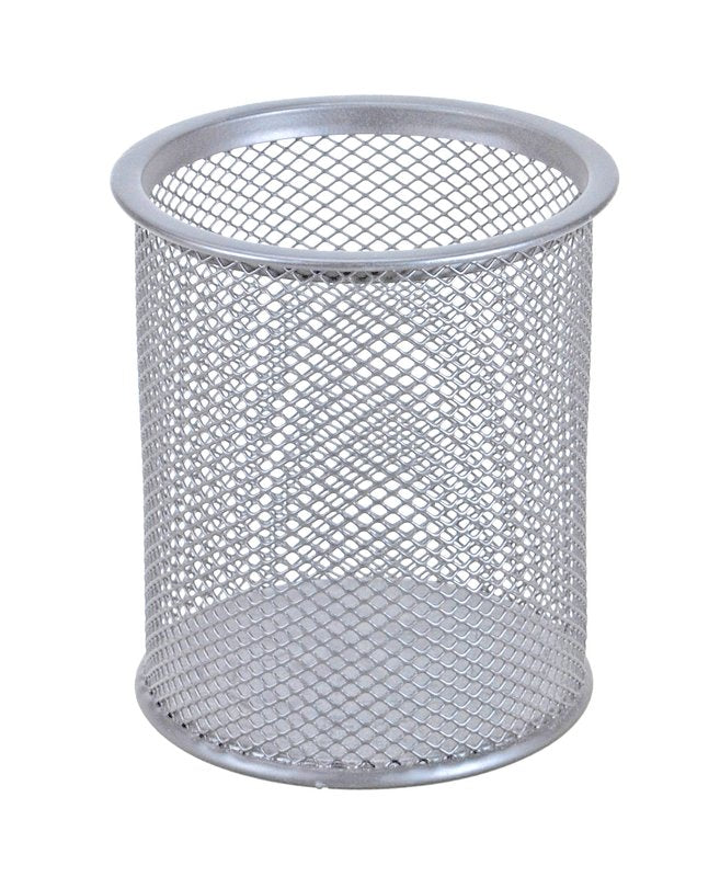 Portapenne in metallo - colore silver