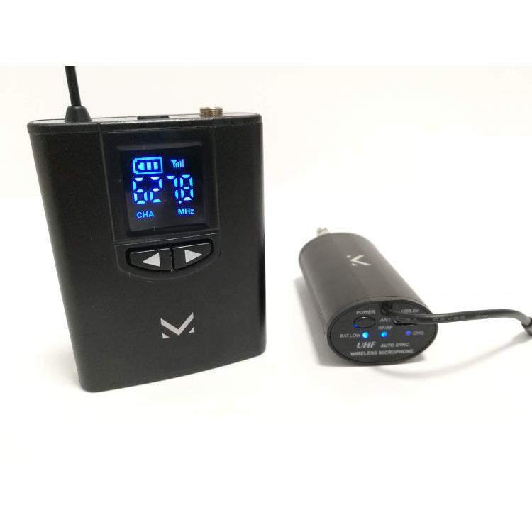 Microfono con archetto wireless UHF