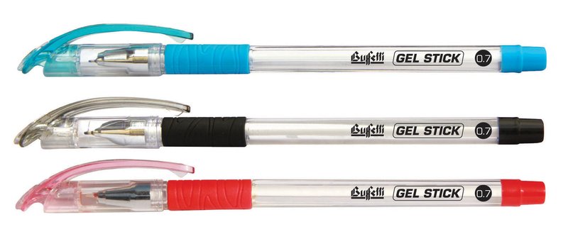 Penna a sfera Gel Stick - punta fine - colore rosso