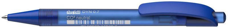 Penna a sfera a scatto DYN 0.7 - tratto fine - colore blu - CO2 Neutral