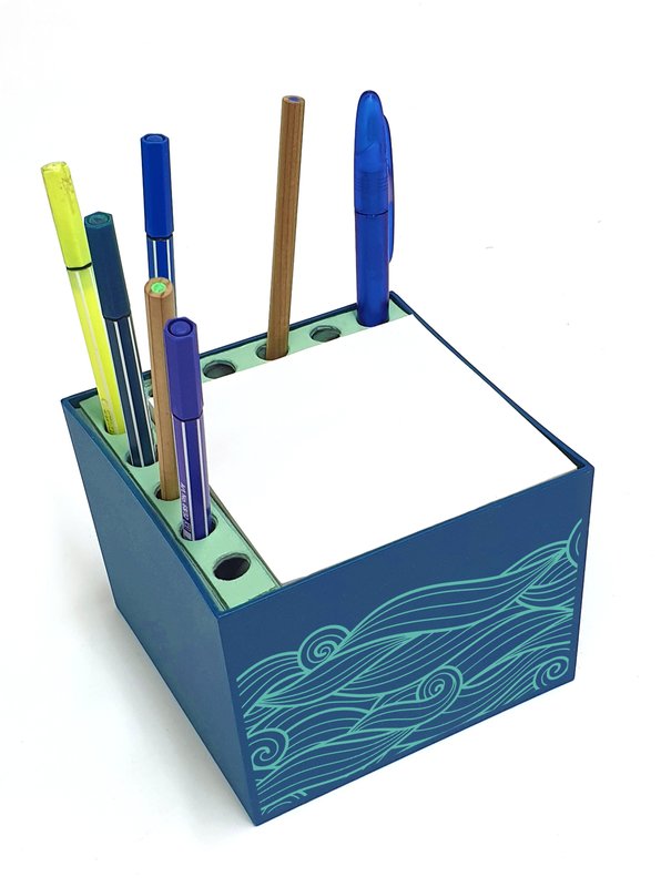 Portafoglietti OCEAN - plastica rigenerata - azzurro