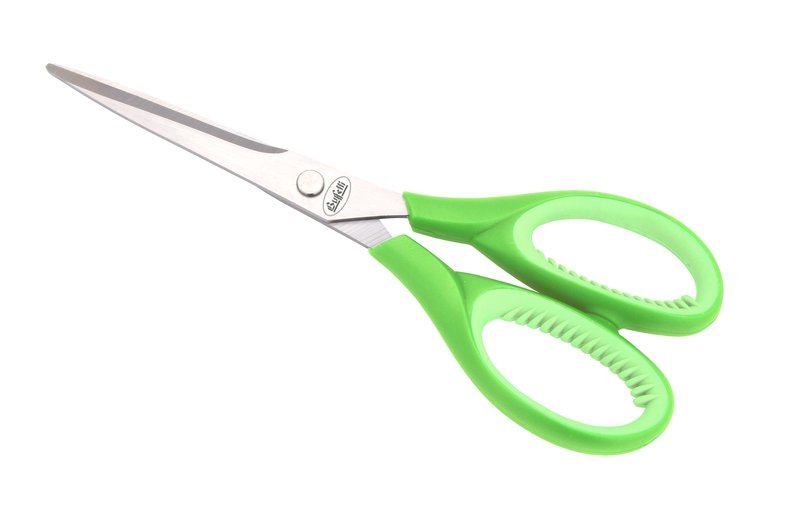 Forbici impugnatura simmetrica soft antiscivolo - Lunghezza lama 21 cm - colori assortiti