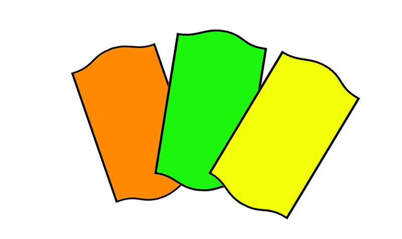 Etichette rimovibili assortiti 26 x 16 mm