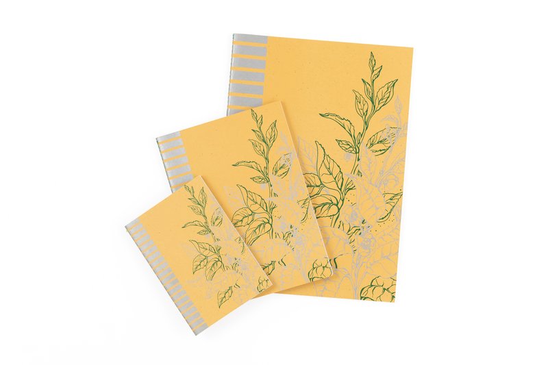 Quaderno I Love Green - carta riciclata 100% - A4 - senza righe - colori assortiti