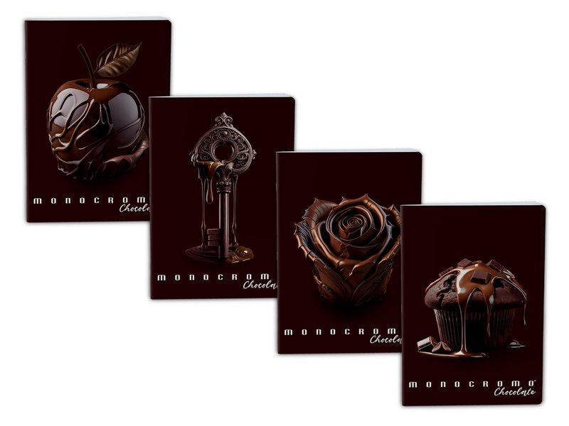Maxiquaderno Monocromo Chocolate - rigatura 4M