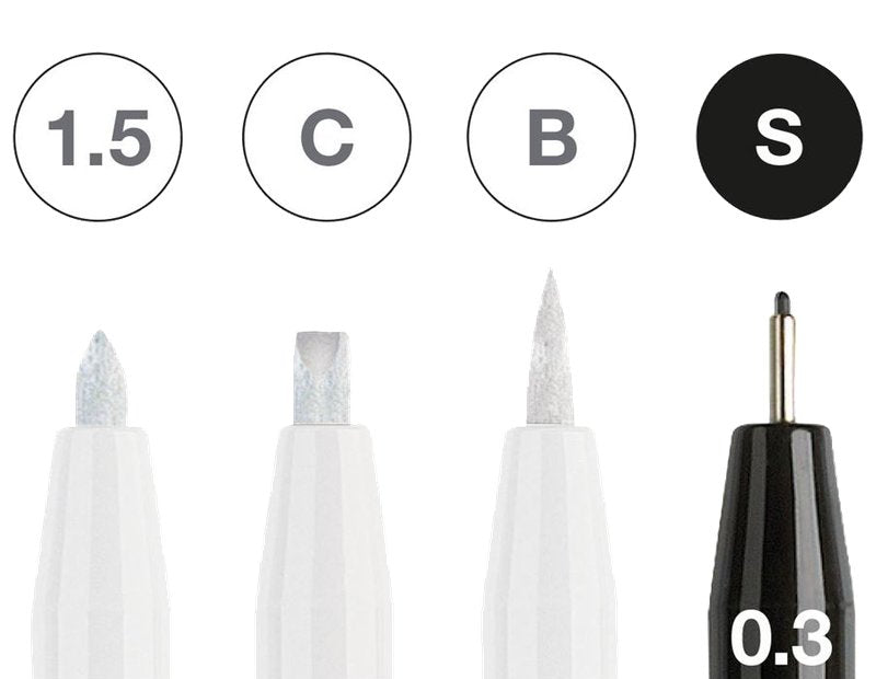 Astuccio 4 Pitt Artist Pen