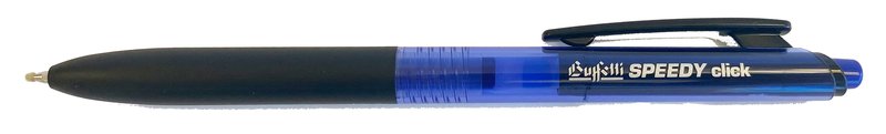 Penna a sfera a scatto Speedy Click - colore blu