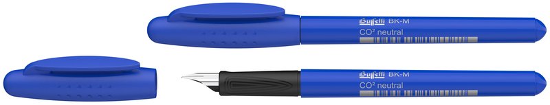 Penna stilografica BK-M - tratto medio- colore blu - CO2 Neutral