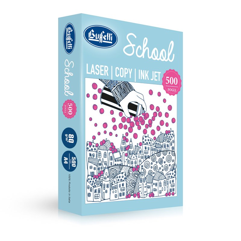 Carta Buffetti School - da 75 g