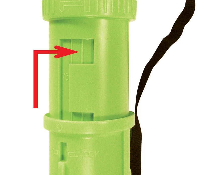Tubo portadisegni estensibile - 43/75 cm - diametro interno 4,9 cm