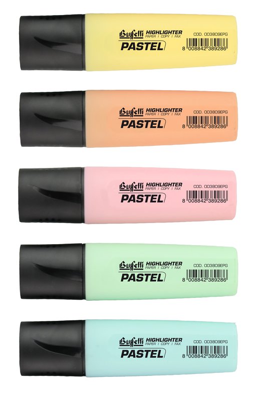Evidenziatore pastello - colore giallo
