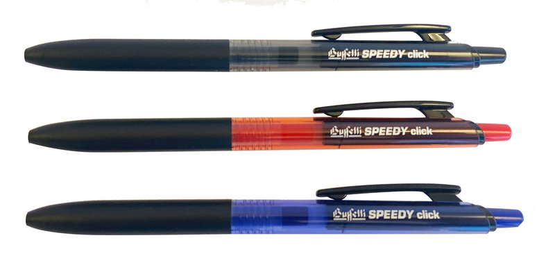 Penna a sfera a scatto Speedy Click - colore blu