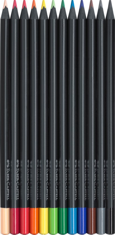 Astuccio 12 Matite Black Edition
