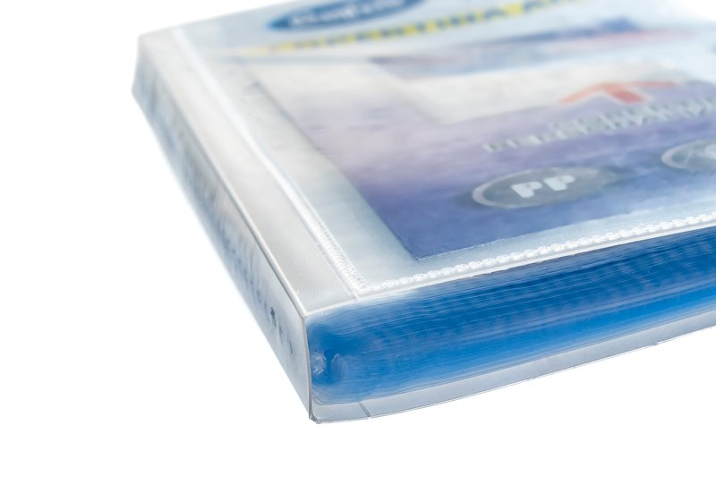 Portalistini personalizzabile - 100 buste - 30x22 cm - bianco trasparente
