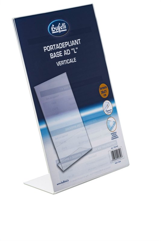 Portadepliant - base ad L - 30x21 cm