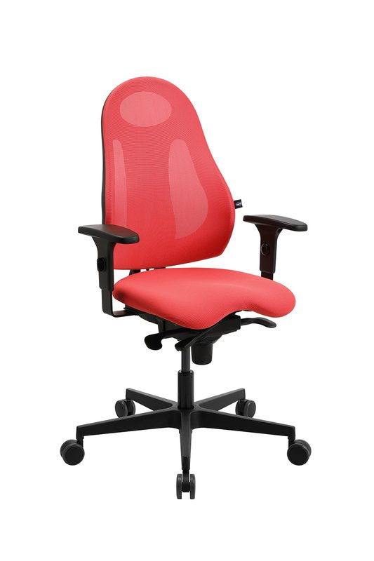 Sedia operativa Ergo Confort - corallo