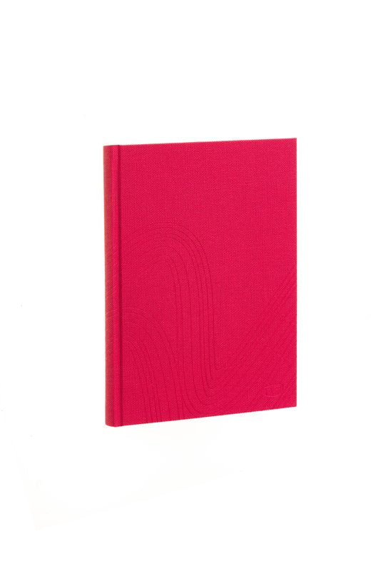 Agenda giornaliera in sintetico, blocco fisso - 2026 - 14,5x20,5 cm - ciclamino