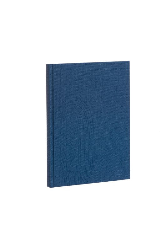 Agenda giornaliera in sintetico, blocco fisso - 2026 - 14,5x20,5 cm - blu