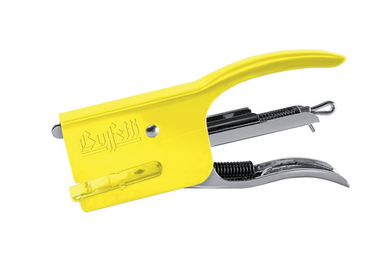 Mini cucitrice a pinza fluo - giallo