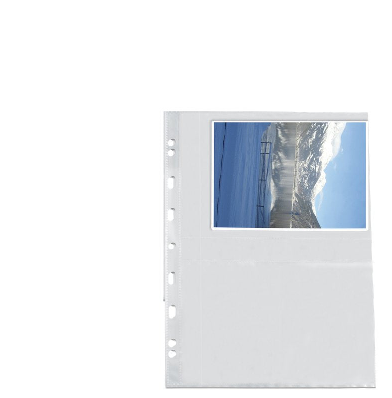 Busta per 4 foto - 13x18 cm - Polipropilene - liscia - alto spessore