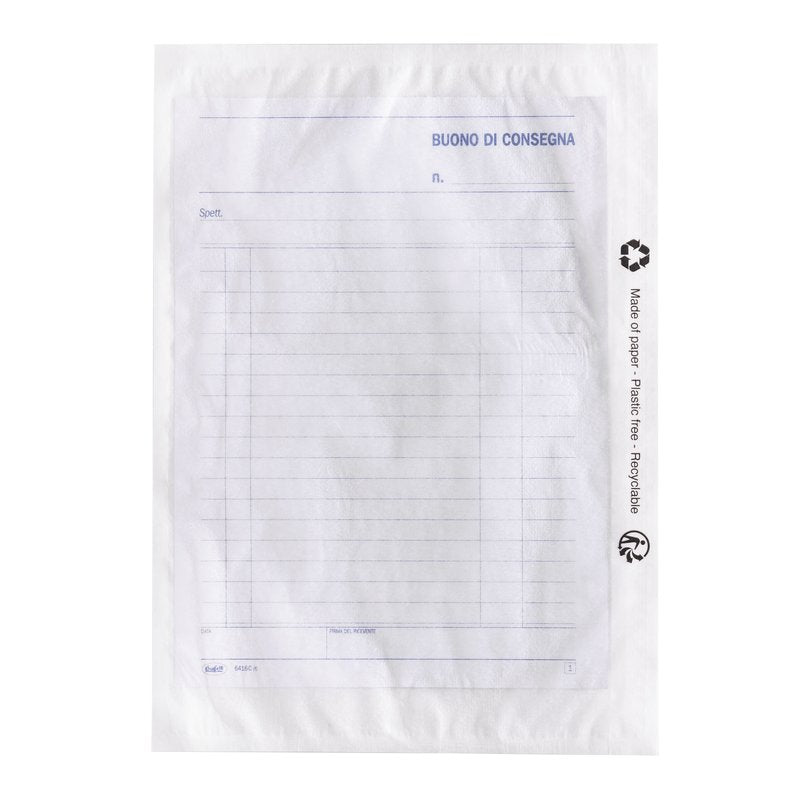 Buste adesive neutre per documenti postali - 330x235 mm - conf. 250 pz.