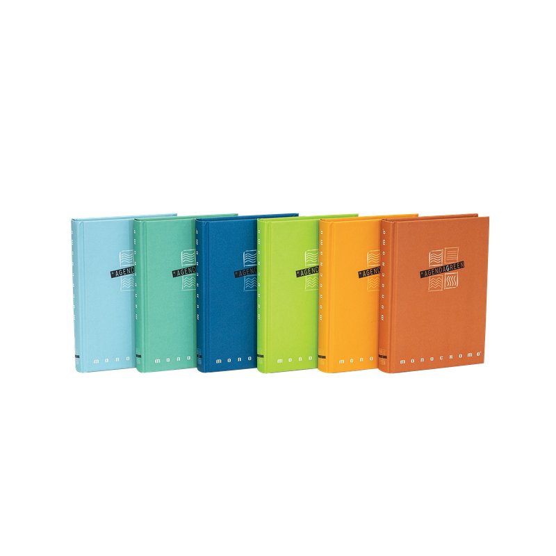Diario Monocromo Green - colore arancione