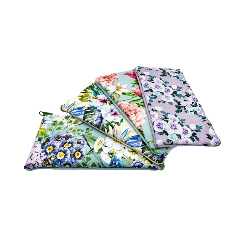 Bustina Pigna Nature Flowers - colore azzurro