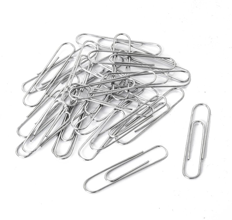 Fermagli zincati - acciaio - N. 6 - 58 mm - conf. 100 pezzi