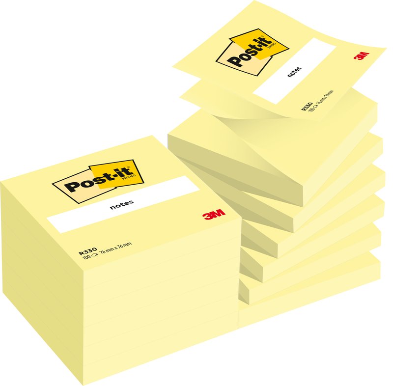 Foglietti Post-it Z-Note - 76x76 mm - Giallo Canary