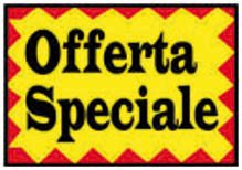 Etichette permanenti "OFFERTA SPECIALE" 26 x 19 mm