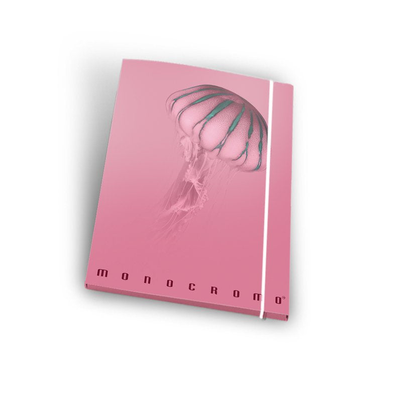 Cartellina a 3 lembi Monocromo Pink