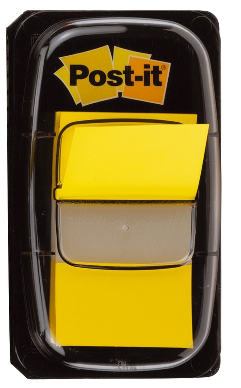 Segnapagina Post-it Index 680 - 25,4x43,2 mm - giallo