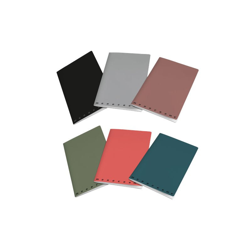 Maxiquaderni Monocromo Plus - Rigatura 1R - Righe medie e superiori - 80 g - copertine assortite