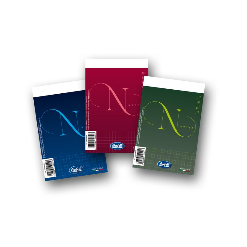 Blocco notes Notes - A6  - 5M - Quadretto da 5mm - punto metallico - 50 fogli da 55g/mq