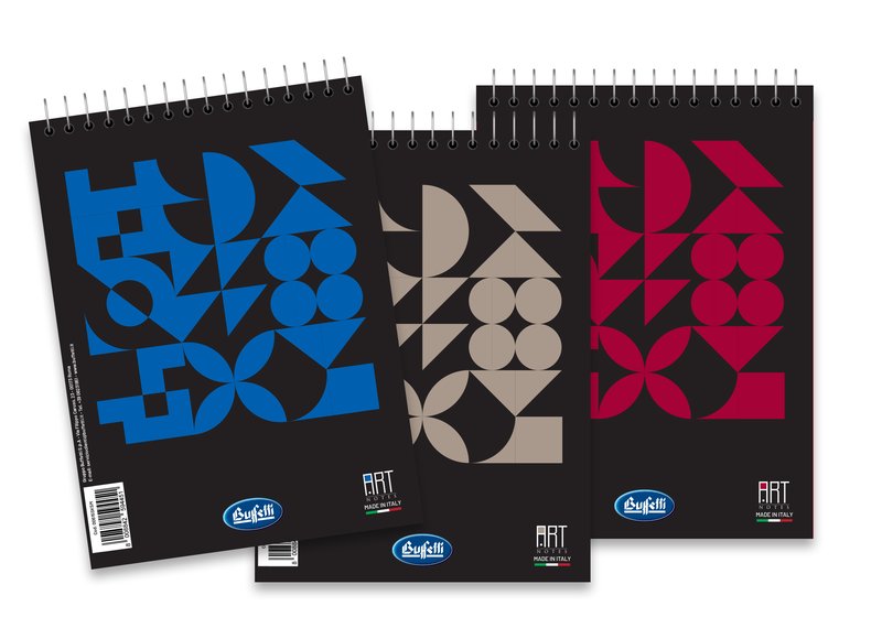 Blocco notes Art - A5 - 5M - Quadretto da 5mm - spirale - 60 fogli da 80g/mq