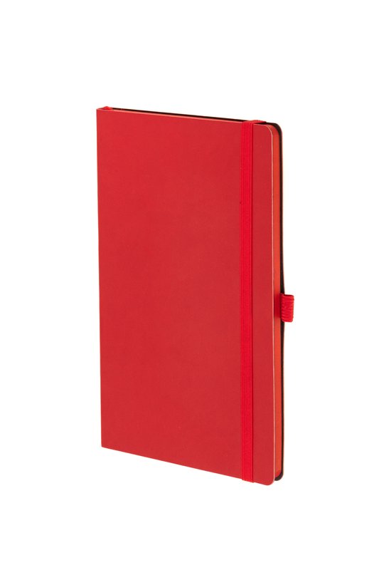 Taccuino a righe taglio colorato - 13x21 cm - colori assortiti
