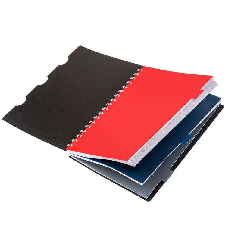 Settimanale + notes a righe e bianco - 2026 -  f.to 14,5x20,5 cm
